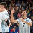 VNL masculina: Dia 1 tem triunfo argentino sobre bi olímpicos