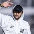 Neymar faz promessa ao Santos