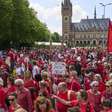 Manifestação em Haia pede que Holanda combata genocídio em Gaza