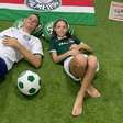 Palmeiras no lar e na família: torcedor replica vestiário em casa e dá nome do clube à filha