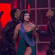 Gio Lancellotti vira Lady Gaga e derrota Lobianco no 'Domingão': 'Absurda'