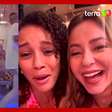 Paolla Oliveira e Taís Araújo caem no samba e brincam após duelo em remake de 'Vale Tudo'