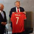 Saiba o motivo para Cristiano Ronaldo ter presenteado Donald Trump