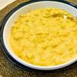 Creme de milho com queijo: cremosidade extra em um clássico