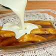 Sobremesa de banana fácil e cremosa como essa deixa todo mundo com água na boca