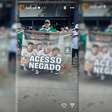Pai de Piquerez provoca Corinthians com faixa no Mundial de Clubes: 'Acesso negado'