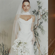 Giovanna Lancellotti se casa no Cristo Redentor e vestido dá o que falar