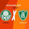 Palmeiras x América-MG (Sub-20): onde assistir, escalações e arbitragem