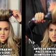 Cabelo de cantora pega fogo com escova secadora; veja