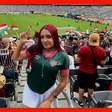 "Eu tô iludida", revela torcedora do Fluminense que está nos E.U.A