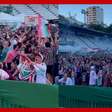 Torcedores do Fluminense vão à loucura com gol de Martinelli contra o Al-Hilal