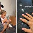 Neymar deixa Mavie pintar suas unhas após nascimento de Mel: 'Pai de menina'