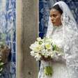 Do rasgado ao de princesa: os 4 vestidos de noiva de Maria de Fátima