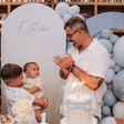 Esposa de Juliano Cazarré rebate comentário de seguidora que criticou família de 6 filhos