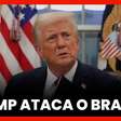 Trump impõe tarifas pesadas contra o Brasil: entenda o impacto