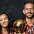 Esposa de Éder Militão emite comunicado sobre polêmica com o ex-marido, Léo Pereira, do Flamengo