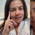 Nivea Stelmann faz desabafo após internação durante visita ao Brasil: 'Recuperando'