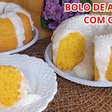 Bolo de abóbora com coco com cobertura que fica simplesmente divino e irresistível