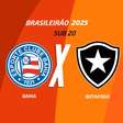 Bahia x Botafogo (Brasileirão Sub-20): onde assistir, escalações e arbitragem