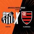 Santos x Flamengo, AO VIVO, com a Voz do Esporte, às 18h30
