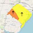 Inmet emite dois alertas de tempestade para o RS