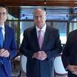 Após reunião, Alckmin, Alcolumbre e Motta dizem estar unidos por soberania