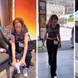 Luciana Gimenez testa limpeza de Tóquio andando de meia na rua; veja resultado