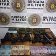 Fardados e armados: Brigada impede possível crime transfronteiriço e prende 5 em Santana do Livramento
