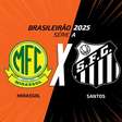 Mirassol x Santos, AO VIVO, com a Voz do Esporte, às 17h