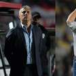 Ex-artilheiros à beira do campo: Crespo e Renato se reencontram em São Paulo x Fluminense