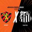 Sport x Santos: onde assistir, escalações e arbitragem