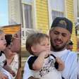'Evitando contato visual': Zé Felipe e Virgínia se reúnem com os filhos, mas atitude do cantor chama atenção da web por possível climão