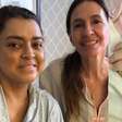 Flora Gil é surpreendida com presente especial durante missa de 7º dia de Preta Gil