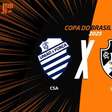 CSA x Vasco: onde assistir, escalações e arbitragem