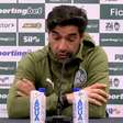 Abel dá resposta atravessada a repórter e deixa coletiva do Palmeiras; veja