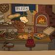 É ilegal reproduzir Bobbie Goods em caixas de pizza?