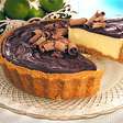 Torta de limão e ganache para uma sobremesa super saborosa