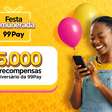 Festa remunerada: 99Pay celebra 5 anos e distribui R$ 50 milhões em recompensas aos usuários