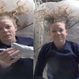 Astronauta mostra rotina para lavar o cabelo no espaço