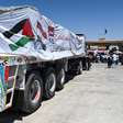 20 palestinos morrem em tombamento de caminhão com comida
