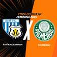Avaí-Kindermann x Palmeiras: onde assistir, escalações e arbitragem