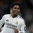 Endrick assume nova camisa no Real Madrid