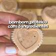 Bombom Proteico com 3 Ingredientes