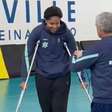 Ana Cristina reencontra a Seleção e ganha medalha da VNL