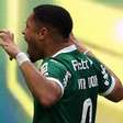 Vitor Roque celebra, enfim, primeiro gol pelo Palmeiras no Allianz