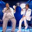 Roberto Carlos presta homenagem a Arlindo Cruz em show em Pernambuco: 'Se foi pra pertinho de Deus'