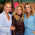 Maturidade! Atual e ex-esposas de Roberto Justus posam juntas em festão
