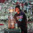 Santi Moreno visita Museu Fluminense: 'Espero fazer parte dessa história maravilhosa'