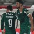 Aprovada? Flaco López e Vitor Roque comentam sobre dupla que brilhou em goleada no Palmeiras
