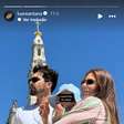 Ela cresceu! Filha de Luan Santana surge enorme em clique raro com os pais